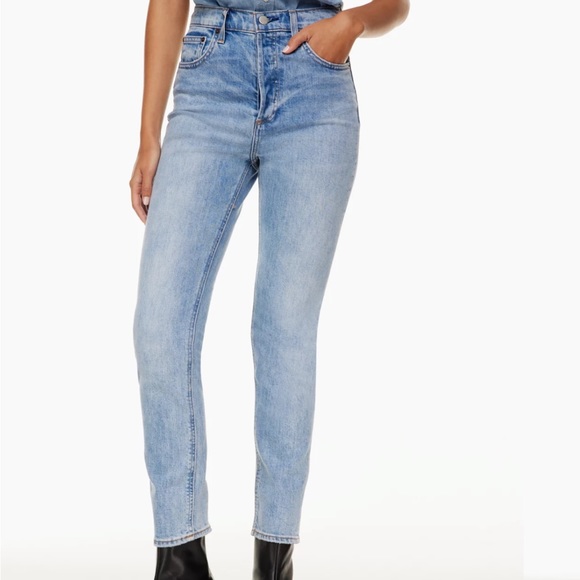 The Yoko High Rise Slim Denim Ferum Jeans from Aritzia - Picture 2 of 6